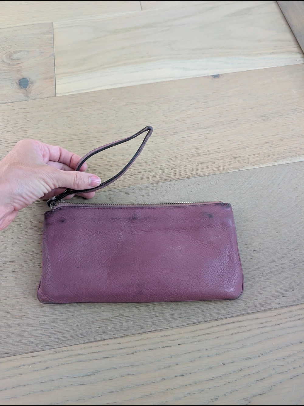 Gucci Purple Leather Wristlet Wallet - Picture 5 of 6